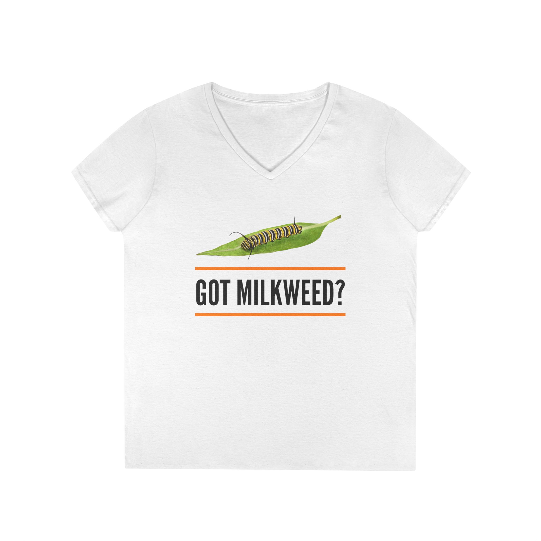 2025 Ladies V-Neck Got Milkweed? Pollinator Pack Member Tee