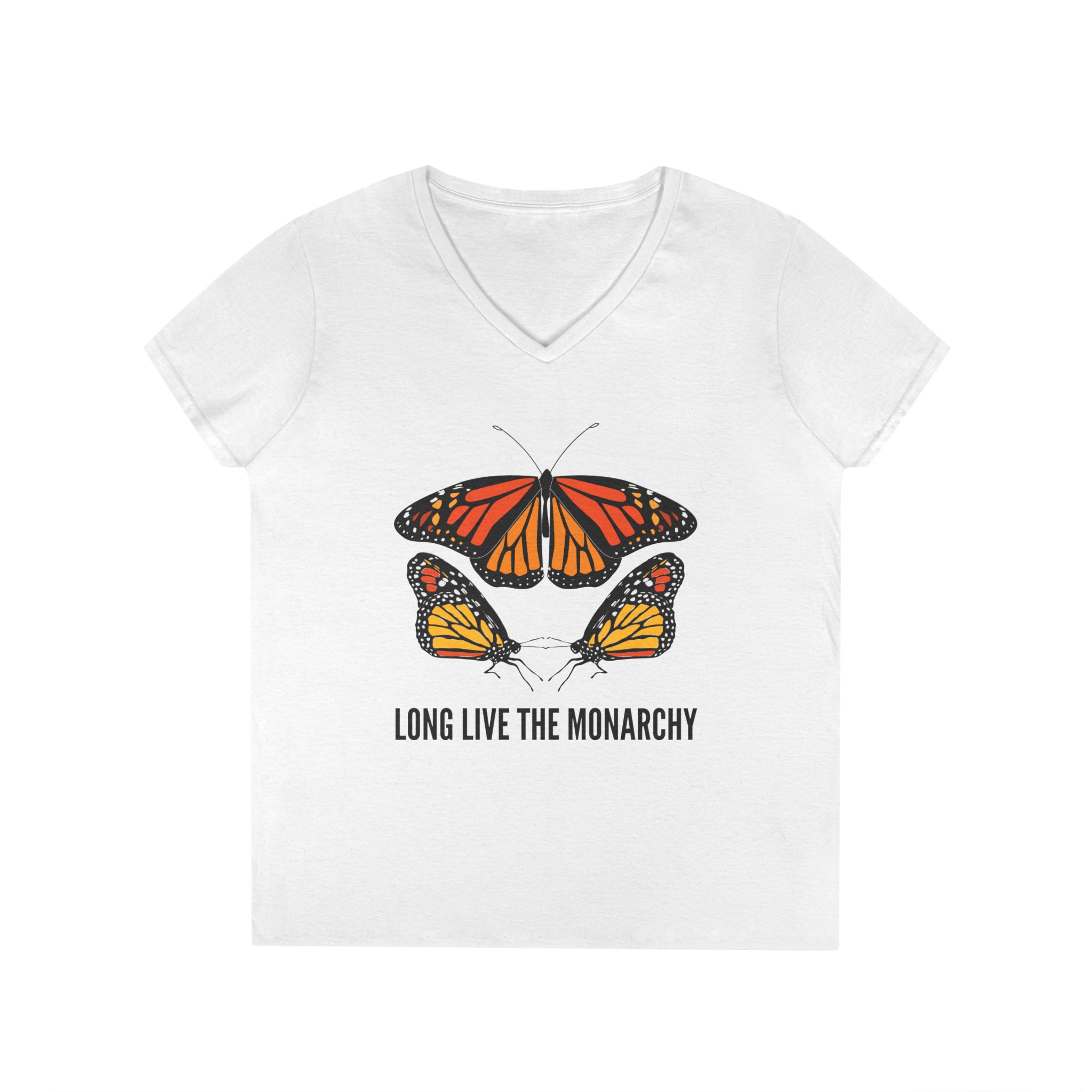 2025 Ladies V-Neck Long Live The Monarch Pollinator Pack Member Tee